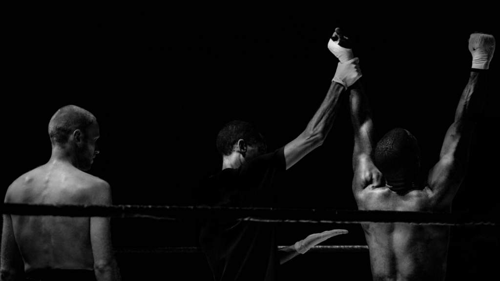 two boxers in the ring