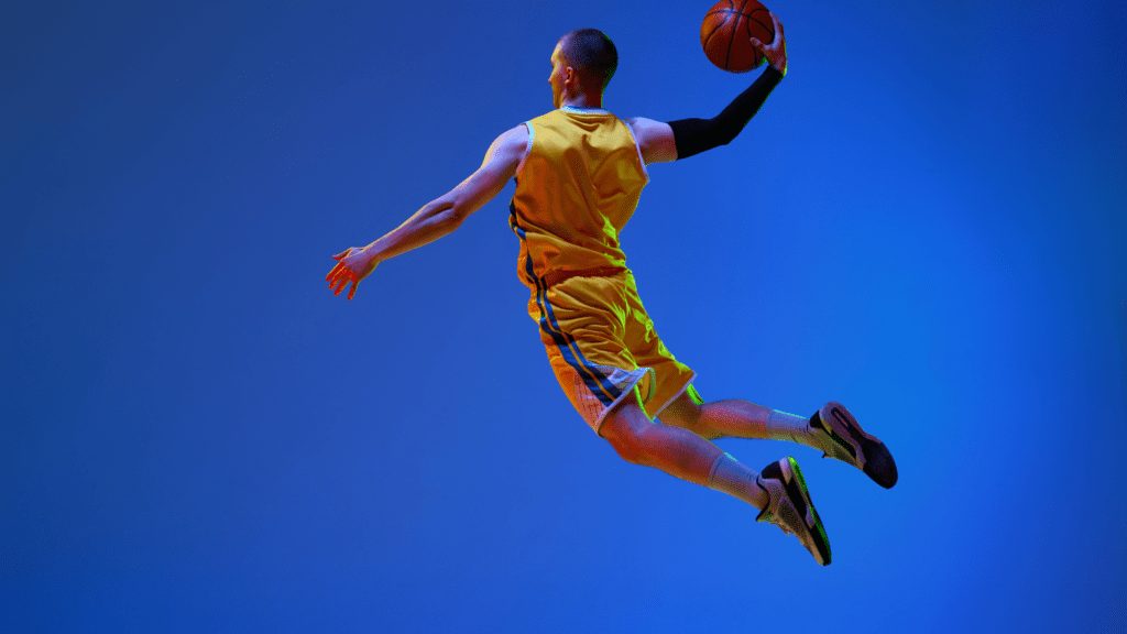 man in basketball uniform