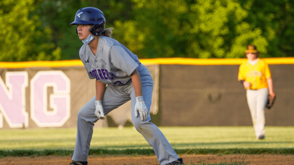 a baseball game is being played on a field