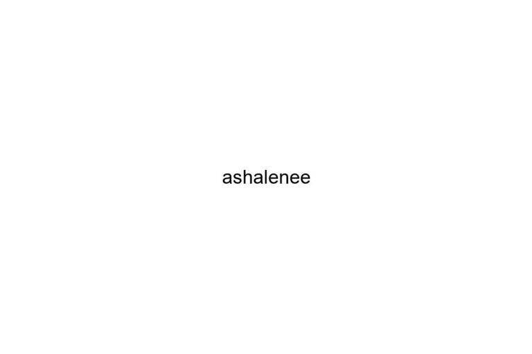 ashalenee