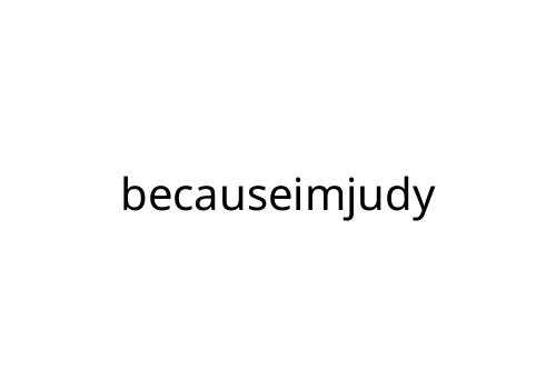 becauseimjudy