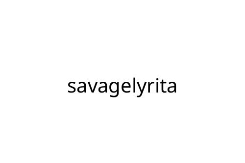 savagelyrita