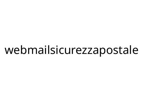 webmailsicurezzapostale