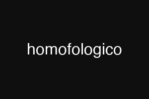 homofologico
