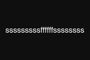 sssssssssffffffssssssss