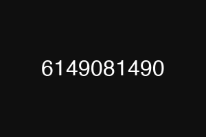 6149081490