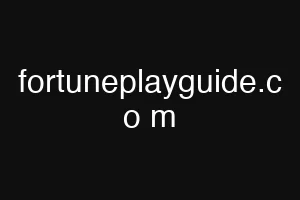 fortuneplayguide.c o m