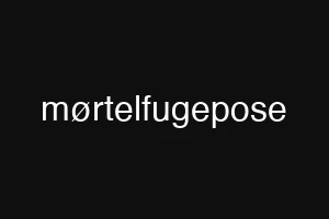 mørtelfugepose